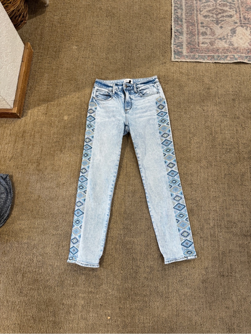 DRIFTWOOD Light Blue Wash High-Rise Jeans